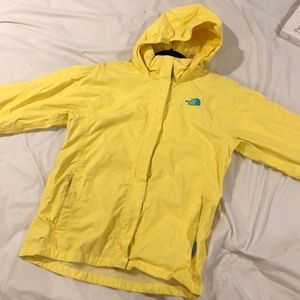 North face rain coat
